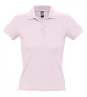 Рубашка поло женская PEOPLE 210 нежно-розовая