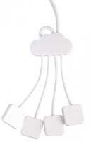 USB-разветвитель Cloud, белый