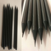 Простой карандаш, чёрное дерево, с ластиком.  #woodblackpencil