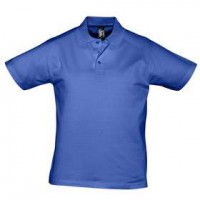 Рубашка поло мужская Prescott men 170 ярко-синяя
