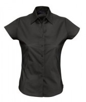 Рубашка женская с коротким рукавом EXCESS черная