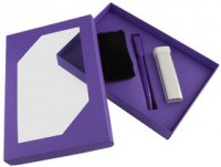 Набор Energy: аккумулятор и ручка, фиолетовый