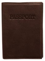 Обложка для паспорта Passport, коричневая