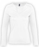 Футболка женская с длинным рукавом Marais Women 150 белая